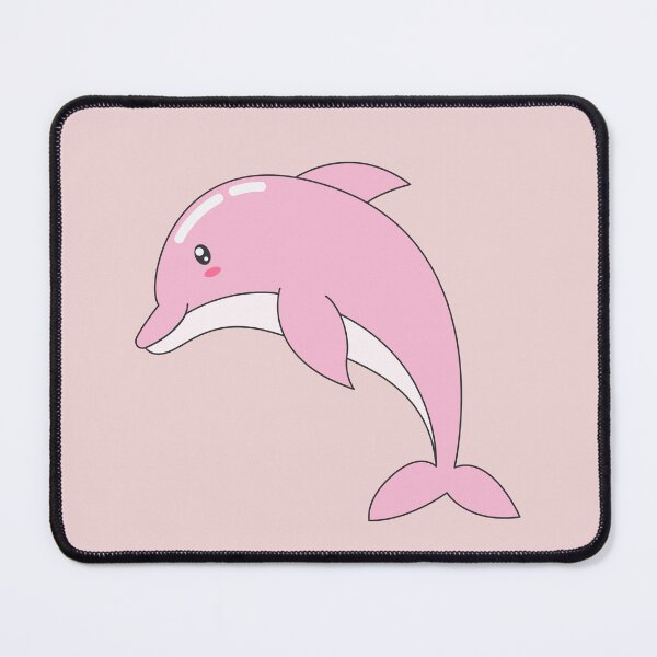 Item preview, Cute Pink Dolphin Kawaii Cute Cartoon Sea Animal designed and sold by SolutionsArt.