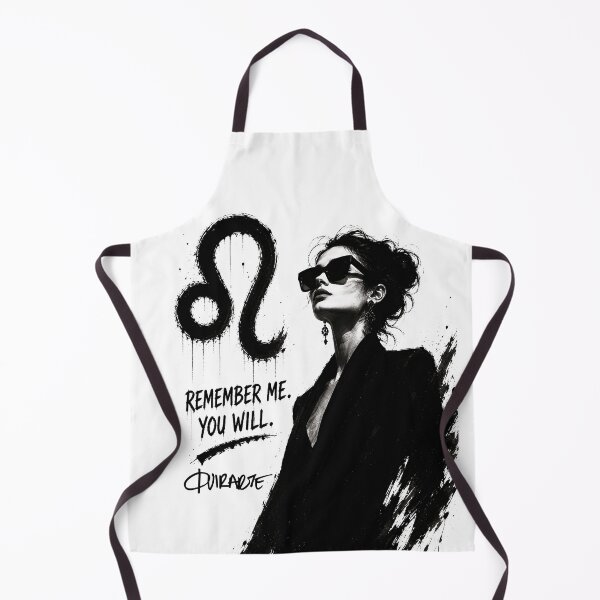 Item preview, Leo Zodiac Sign Remember Me You Will Ink Fashion Art designed and sold by ferquirarte.