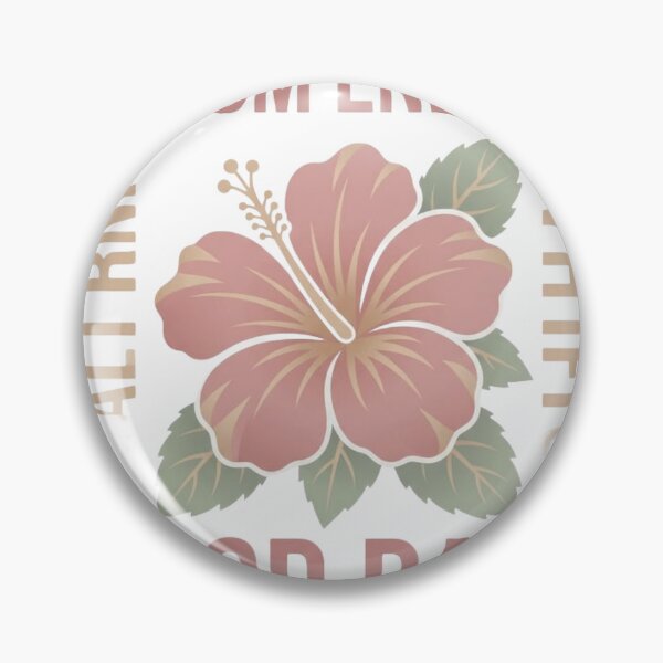 Item preview, Bloom Energy | All Rings End, Good Days | Pink Hibiscus Retro Floral Aesthetic Sticker designed and sold by CosmoMerchStore.