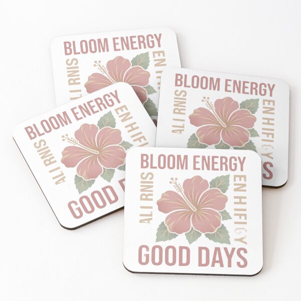 Item preview, Bloom Energy | All Rings End, Good Days | Pink Hibiscus Retro Floral Aesthetic Sticker designed and sold by CosmoMerchStore.