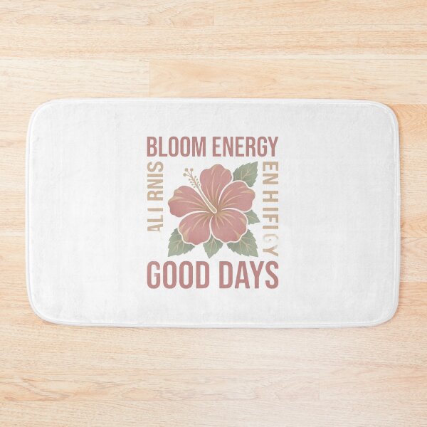 Item preview, Bloom Energy | All Rings End, Good Days | Pink Hibiscus Retro Floral Aesthetic Sticker designed and sold by CosmoMerchStore.