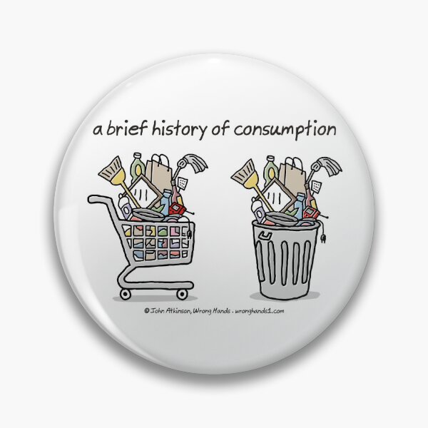 Item preview, a brief history of consumption designed and sold by WrongHands.