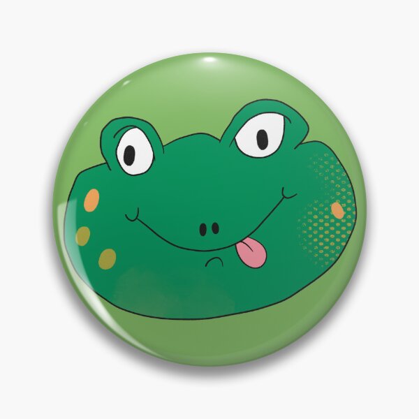 Item preview, Silly Freddy Frog Face designed and sold by yellowflowerhut.