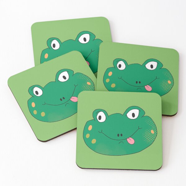 Item preview, Silly Freddy Frog Face designed and sold by yellowflowerhut.