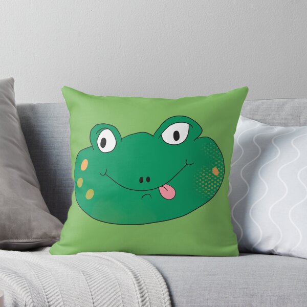 Item preview, Silly Freddy Frog Face designed and sold by yellowflowerhut.
