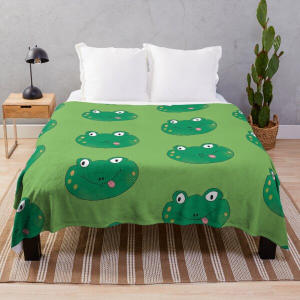 Item preview, Silly Freddy Frog Face designed and sold by yellowflowerhut.