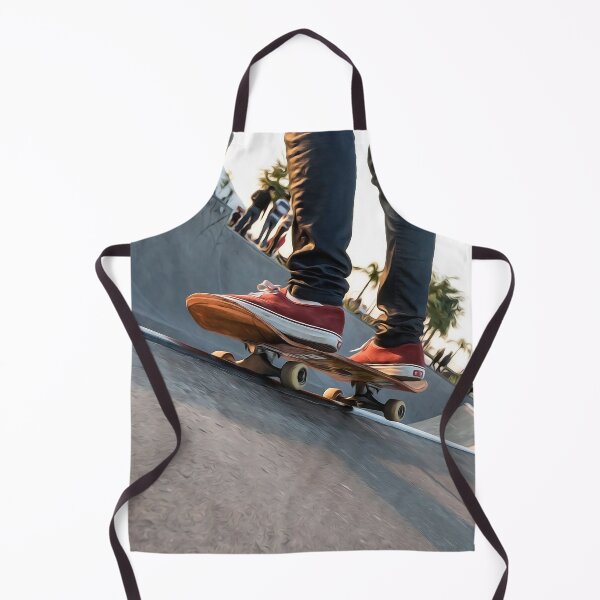 Item preview, Skater wearing his red sneakers at the skatepark designed and sold by elcarnero.