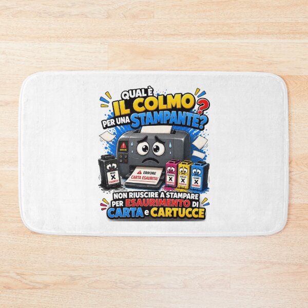 Item preview, Funny Printer – Out of Paper and Ink Cartoon Joke designed and sold by RipantinaFantasy .