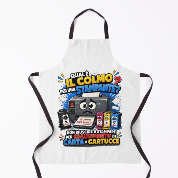 Item preview, Funny Printer – Out of Paper and Ink Cartoon Joke designed and sold by RipantinaFantasy .