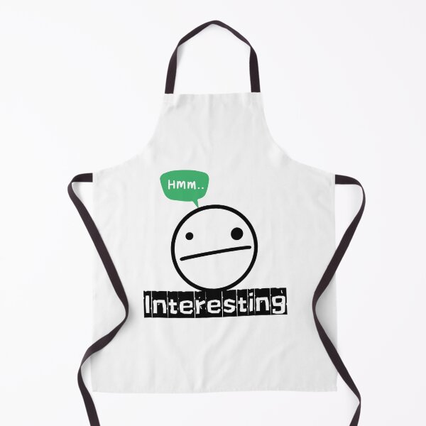 Item preview, HMM INTERESTING Funny Typography Quote Sticker designed and sold by Khokha80.