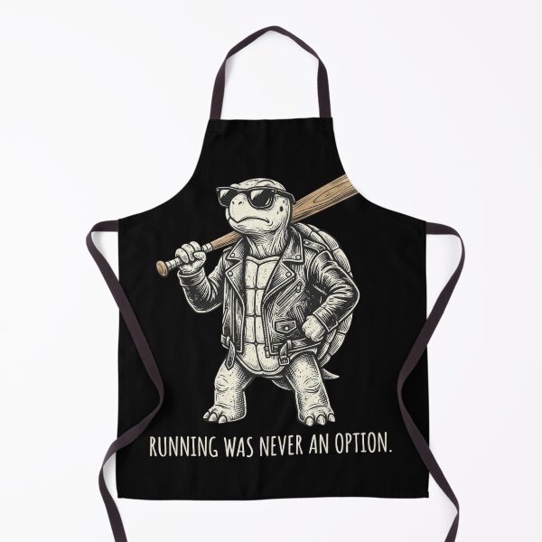 Item preview, Running Was Never An Option Cool Turtle Baseball Bat Leather Jacket designed and sold by raedattia.