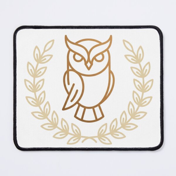 Item preview, Athena Owl Greek Mythology Wisdom Symbol Culture Vintage Gold Laurel Gift Tee designed and sold by NKWealthDesign.