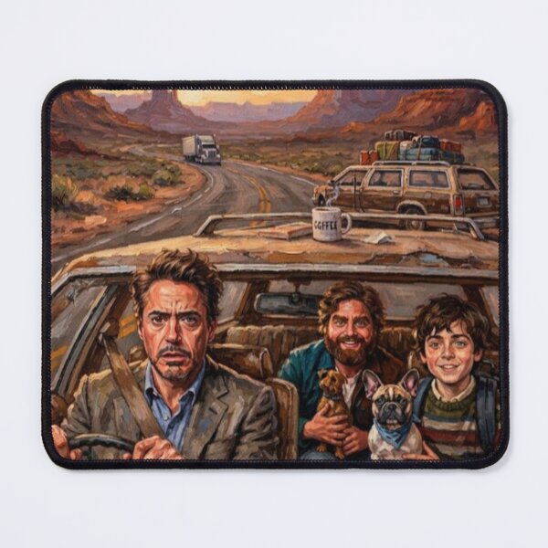 Item preview, Due Date Road Trip Comedy Fine Art Tribute designed and sold by Art's Diner.