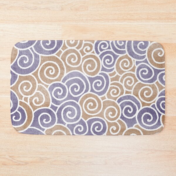 Item preview, Abstract Blue Green Spirals Pattern Color-3 designed and sold by Farissa Designs.