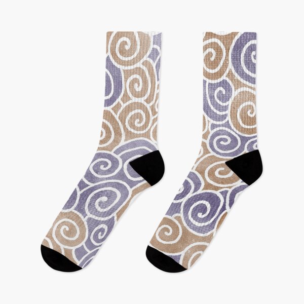 Item preview, Abstract Blue Green Spirals Pattern Color-3 designed and sold by Farissa Designs.
