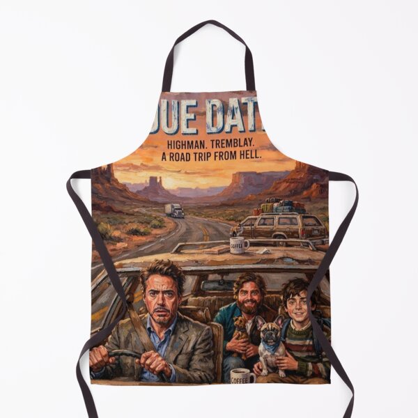 Item preview, Due Date Road Trip Comedy Fine Art Tribute designed and sold by Art's Diner.