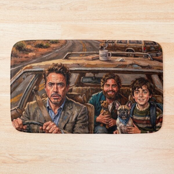 Item preview, Due Date Road Trip Comedy Fine Art Tribute designed and sold by Art's Diner.