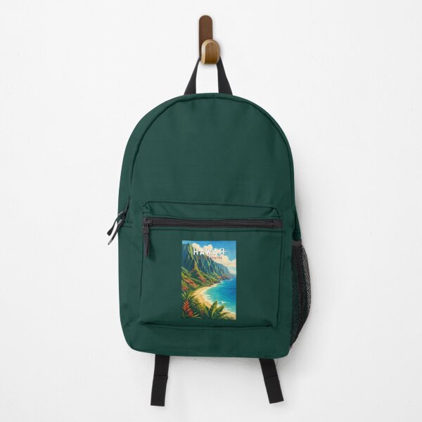 Item preview, Hawaii Illustration Travel Art Vintage designed and sold by KrisSidDesigns.