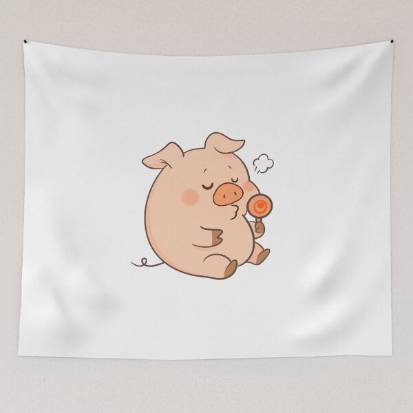 Item preview, Cute Piggy With Lollipop designed and sold by MccormicDreams.