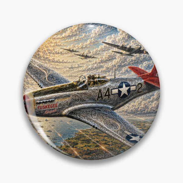 Item preview, Guardians of the Sky –P-51 Mustang Framed Aviation Wall Art designed and sold by 1Vision Design.