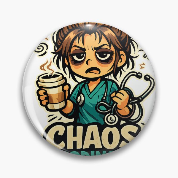 Item preview, Chaos Coordinator Nurse Funny Tired Nurse Coffee – Nurse Week RN Gift designed and sold by SanaCreation13.