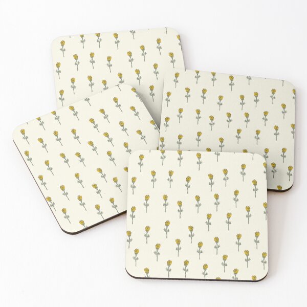 Item preview, Daisy small yellow with gray background designed and sold by cezidesign.