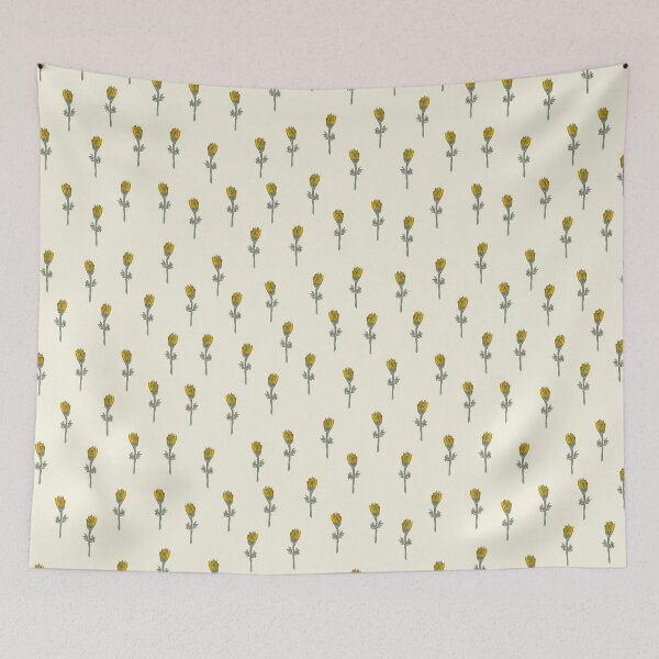 Item preview, Daisy small yellow with gray background designed and sold by cezidesign.