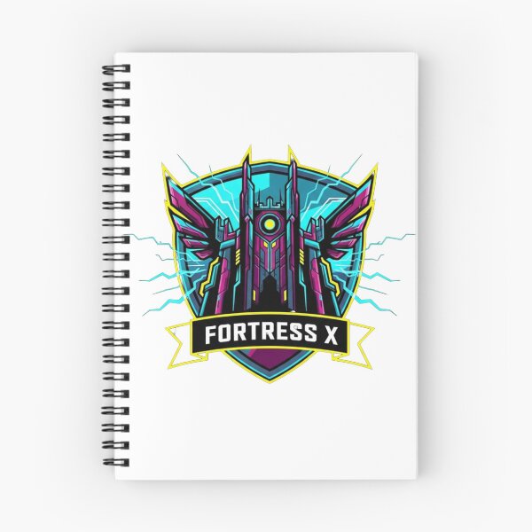 Item preview, Fortress X Cyberpunk Mech Citadel Gaming Emblem designed and sold by Dzblack.