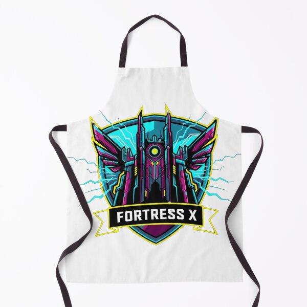 Item preview, Fortress X Cyberpunk Mech Citadel Gaming Emblem designed and sold by Dzblack.