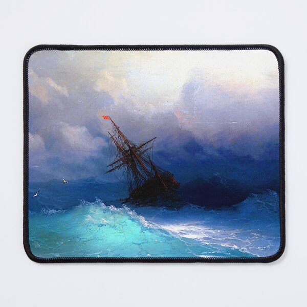 Item preview, Ivan Aivazovsky - Ship on Stormy Seas designed and sold by Jon-Baran.