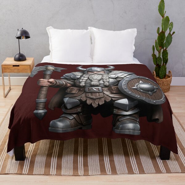 Item preview, Fantasy Dwarf Warrior Concept Art designed and sold by Color & Form.