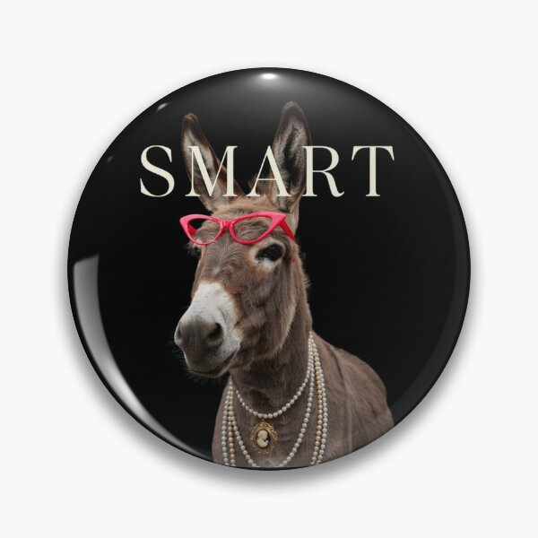 Item preview, Smart Donkey With Glasses Funny Meme Smart Donkey Ass designed and sold by Dabbing Turtle Designs.