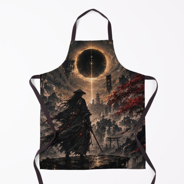 Item preview, Eclipse Ronin – Celestial Japanese Fantasy Landscape Art designed and sold by cannsuh.