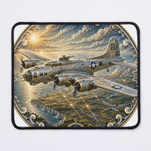 Item preview, Guardians of the Sky –B-17 Flying Fortress Framed Aviation Wall Art designed and sold by 1Vision Design.