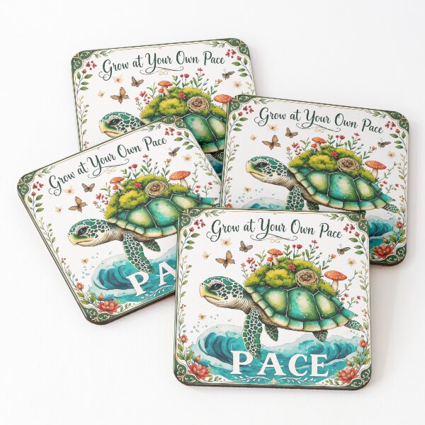 Item preview, Cute Sea Turtle Watercolor | Cottagecore Nature T-Shirt Design designed and sold by Crimsonstudio82.