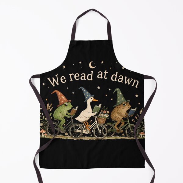 Item preview, We Read at Dawn Frog Goose Toad Reading Book Lover Animal designed and sold by VGAfanatic.
