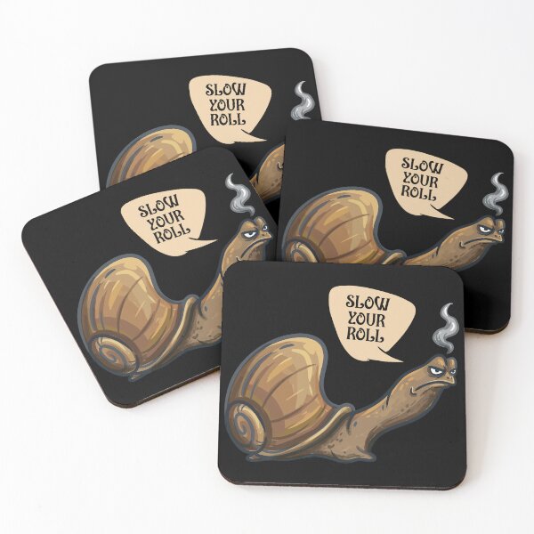 Item preview, Slow Your Roll Grumpy Snail designed and sold by MoukchaSpot.