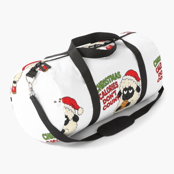 Item preview, Christmas calories don’t count, sheep eating Christmas cookie designed and sold by BigfeetLittlepaws.