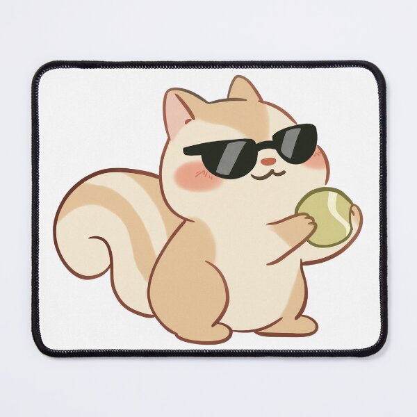 Item preview, Squirrel With Tennis Ball designed and sold by MccormicDreams.
