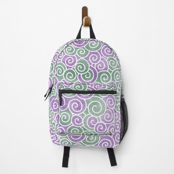 Item preview, Abstract Blue Green Spirals Pattern Color-4 designed and sold by Farissa Designs.