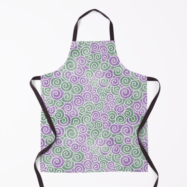 Item preview, Abstract Blue Green Spirals Pattern Color-4 designed and sold by Farissa Designs.