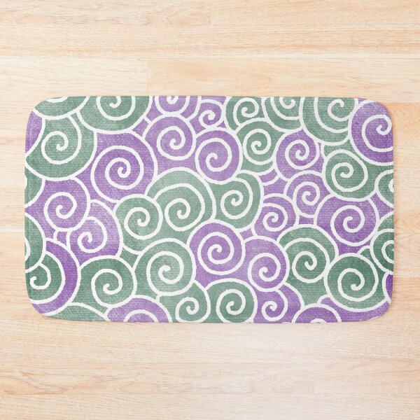 Item preview, Abstract Blue Green Spirals Pattern Color-4 designed and sold by Farissa Designs.