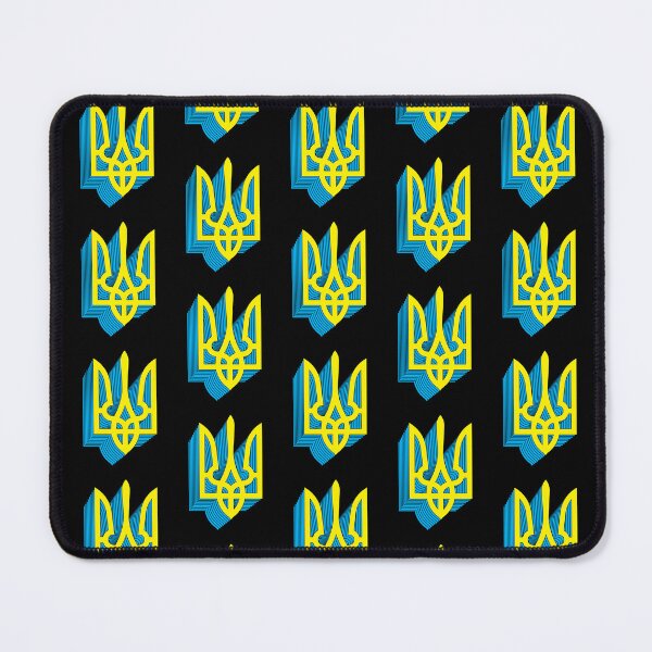 Item preview, Ukraine Tryzub Yellow designed and sold by Lapky Shop.