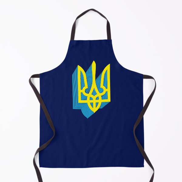 Item preview, Ukraine Tryzub Yellow designed and sold by Lapky Shop.