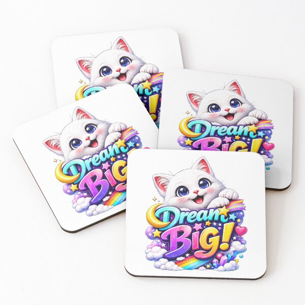 Item preview, Dream Big Kitty Burst designed and sold by BlissBlvdShop.