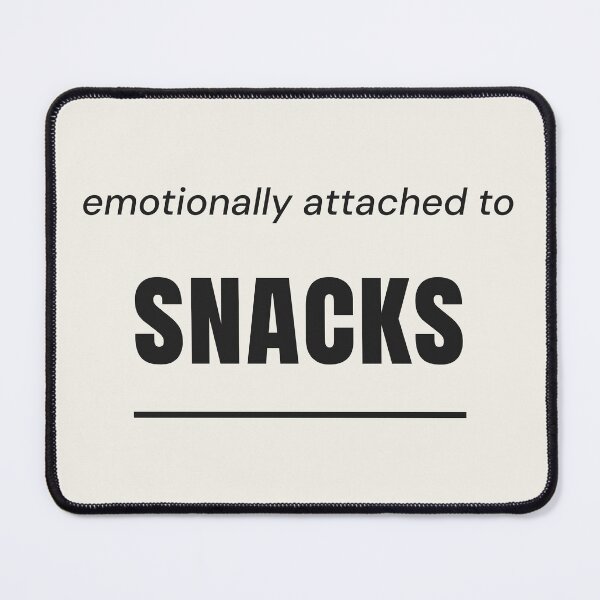 Item preview, Funny Snack Lover Typography Art designed and sold by Moodprint5.
