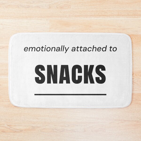 Item preview, Funny Snack Lover Typography Art designed and sold by Moodprint5.