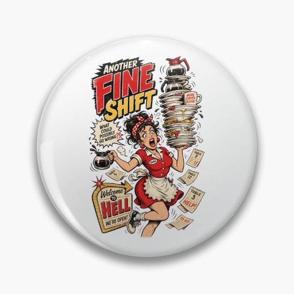Item preview, Waitress  designed and sold by pikeprints.