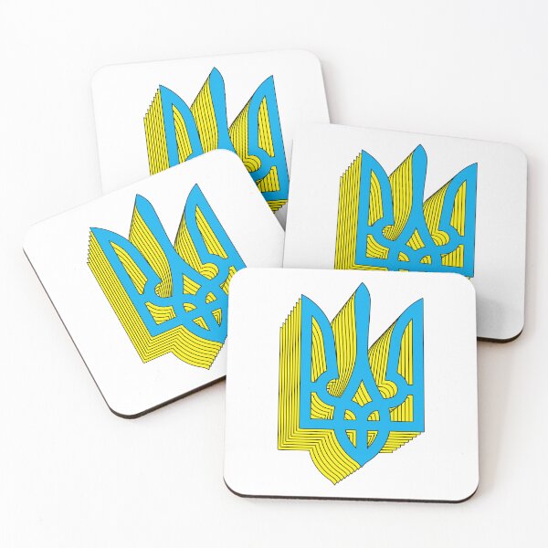 Item preview, Ukraine Tryzub Blue designed and sold by Lapky Shop.