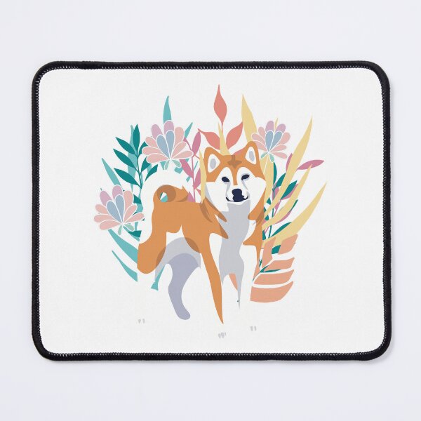 Item preview, Floral Shiba Inu Dog designed and sold by IvysCreativityHouse.
